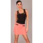 Eleganter Business Minirock mit Ketten Coral