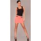 Eleganter Business Minirock mit Ketten Coral
