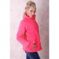 Warm and beautiful jacket with lining coral