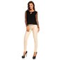 Elegant long-sleeved blouse shirt with meshed sleeves black