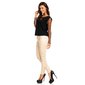 Elegant long-sleeved blouse shirt with meshed sleeves black