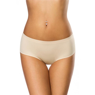 Nahtloser Damen Slip Panty Mieder Unterwäsche Beige