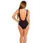 Sexy Damen-Badeanzug mit Schnürung Beachwear Schwarz