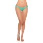 Sexy Brazilian cut bikini bottom panty to tie beachwear green UK 12 (M)