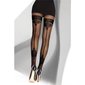 Sexy womens nylon pantyhose tights with pattern black