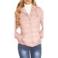 Womens reversible winter jacket quilted and lined antique pink UK 16 (XL)