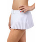 Extrem kurzer Damen Falten-Minirock Gogo Clubwear Weiß