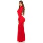 Glittering floor-length red carpet look evening dress gown red