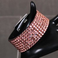 Precious party armlet with heart fastener rhinestone look...