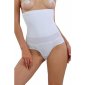 Hoher figurformender Damen Bauchweg Panty Slip Mieder Weiß