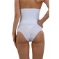 Hoher figurformender Damen Bauchweg Panty Slip Mieder Weiß