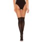 Skin-coloured womens tights with overknee look beige-black
