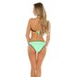 Damen Balconette Bikini mit abnehmbaren Trägern Mintgrün 34 (XS)