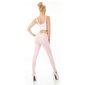 Skinny womens stretch drainpipe jeans pink UK 14 (L)