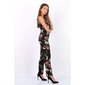 Sleeveless womens jumpsuit summer with flowers multicolour