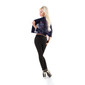 Eleganter Damen Bolero Langarm aus feiner Spitze Marine