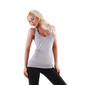 Sexy womens basic tanktop longtop grey