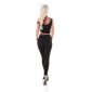 Skinny womens cloth trousers/treggings black UK 8 (XS)