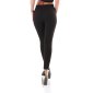 Skinny womens cloth trousers/treggings black UK 10 (S)