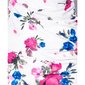 Schulterfreies Damen Bodycon Minikleid mit Blumen Weiß