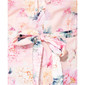 Short womens jumpsuit summer playsuit with flowers pink