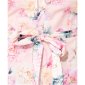 Short womens jumpsuit summer playsuit with flowers pink UK 10 (S)