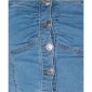 Sexy Damen Träger-Top aus Jeans mit Knopfleiste Blau