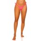 Sexy Brazilian Tanga Bikini Hose zum Binden Neon Coral
