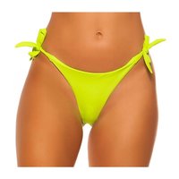 Sexy Brazilian tie tanga bikini bottom neon green