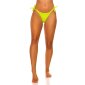 Sexy Brazilian Tanga Bikini Hose zum Binden Neon Grün