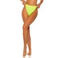 Sexy Damen High Waist Bikinihose Brazilian-Cut Neon Grün