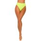 Sexy Damen High Waist Bikinihose Brazilian-Cut Neon Grün
