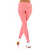 Skinny Damen Röhrenjeans Stretch mit Push-Up Effekt...
