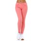 Skinny Damen Röhrenjeans Stretch mit Push-Up Effekt Lachs