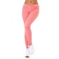 Skinny Damen Röhrenjeans Stretch mit Push-Up Effekt Lachs
