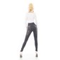 Womens skinny jeans high waist dark grey UK 16 (XL)
