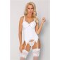 Sexy 2-tlg Damen Spitzen Dessous-Set Unterwäsche Weiß