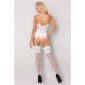Sexy 2-tlg Damen Spitzen Dessous-Set Unterwäsche Weiß
