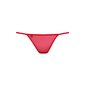 Sexy womens thong G-string with lace underwear red UK 8/10 (S/M)