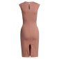 Figurbetonendes Damen Business Bleistiftkleid Mauve