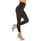 Damen Thermo Shape Leggings Bauchweg Schwarz