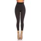 Damen Thermo Shape Leggings Bauchweg Schwarz