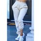 Legere Damen Jogginghose Sporthose Beige