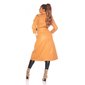 Elegant long womens coat with belt light brown UK 12 (M)