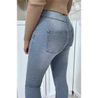 Sexy skintight womens drainpipe jeans blue UK 10 (S)