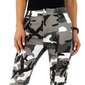 Trendy womens camouflage jeans army look grey