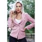 Elegant womens blazer jacket with buttons antique pink