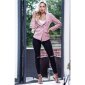 Elegant womens blazer jacket with buttons antique pink