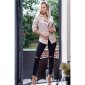 Elegante Damen Blazer Jacke mit Knöpfen Stone