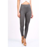 Basic Damen Leggings Grau